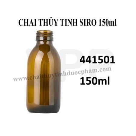 Chai siro thủy tinh 150 ml - Công Ty Bao Bì Dược Phẩm Việt Nam